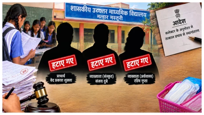 बिलासपुर: छात्राओं से कापियां जंचवाने पर बड़ी कार्रवाई, मल्हार स्कूल के प्राचार्य समेत तीन शिक्षक हटाए गए
